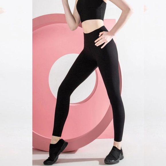 Stash Pocket High Rise Four-Way Stretch Legging - Buttery Soft Legging - Picture 2 of 5